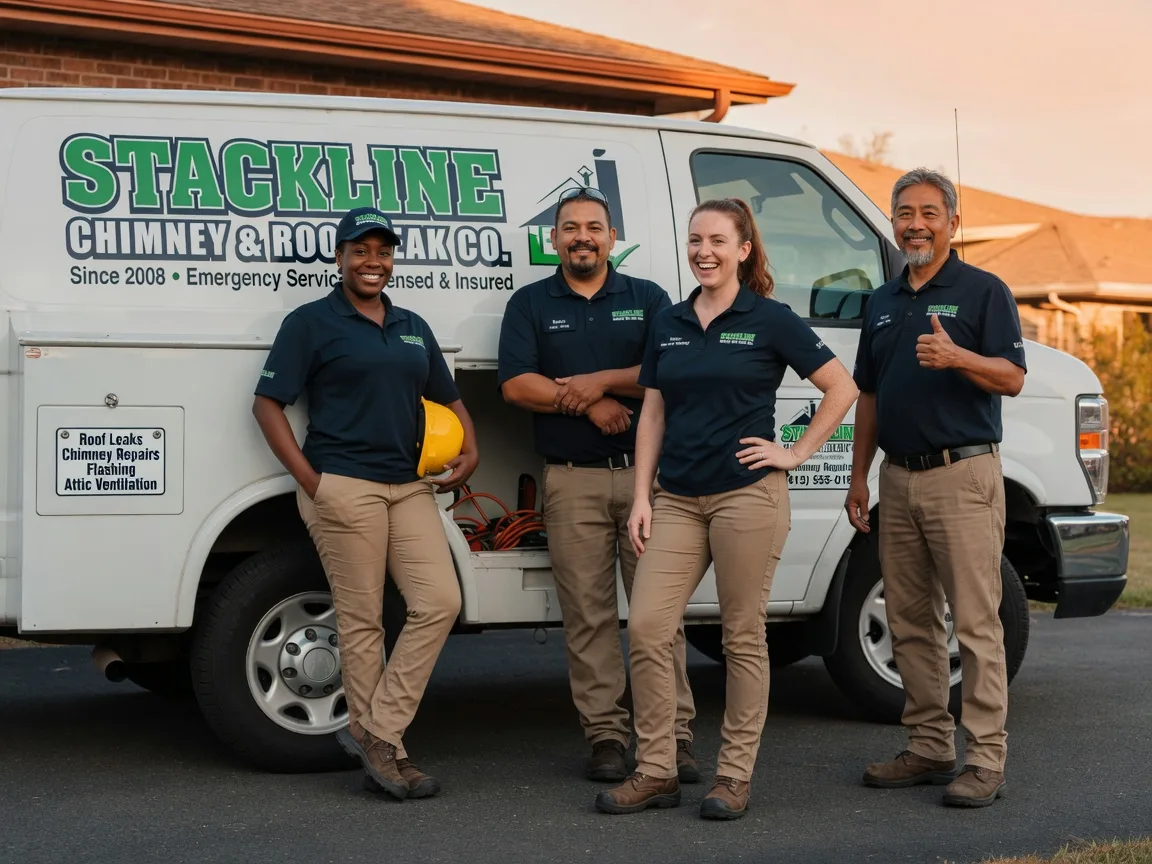 Chimney flashing repair company in Lovelady, TX
